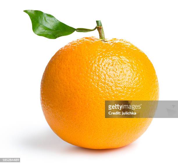 arancio - un singolo oggetto foto e immagini stock