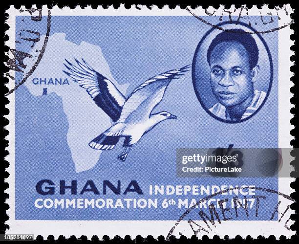 first ghana postage stamp - kwame nkrumah photos 個照片及圖片檔