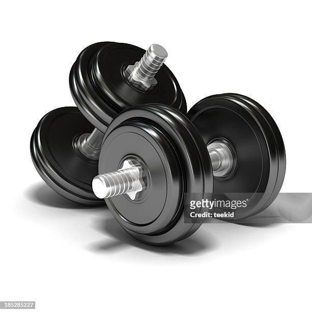 dumbbell - sports equipment stock pictures, royalty-free photos & images