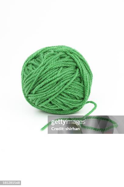 green wool - snöre bildbanksfoton och bilder
