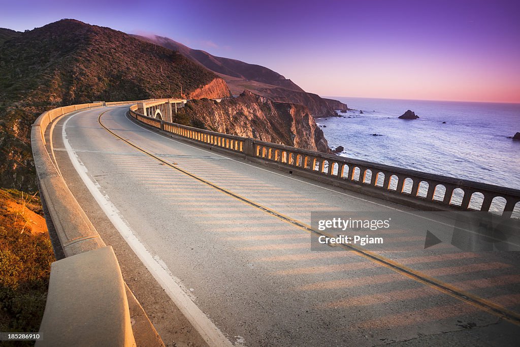 Bixby Bridge, Big Sur, Kalifornien, USA