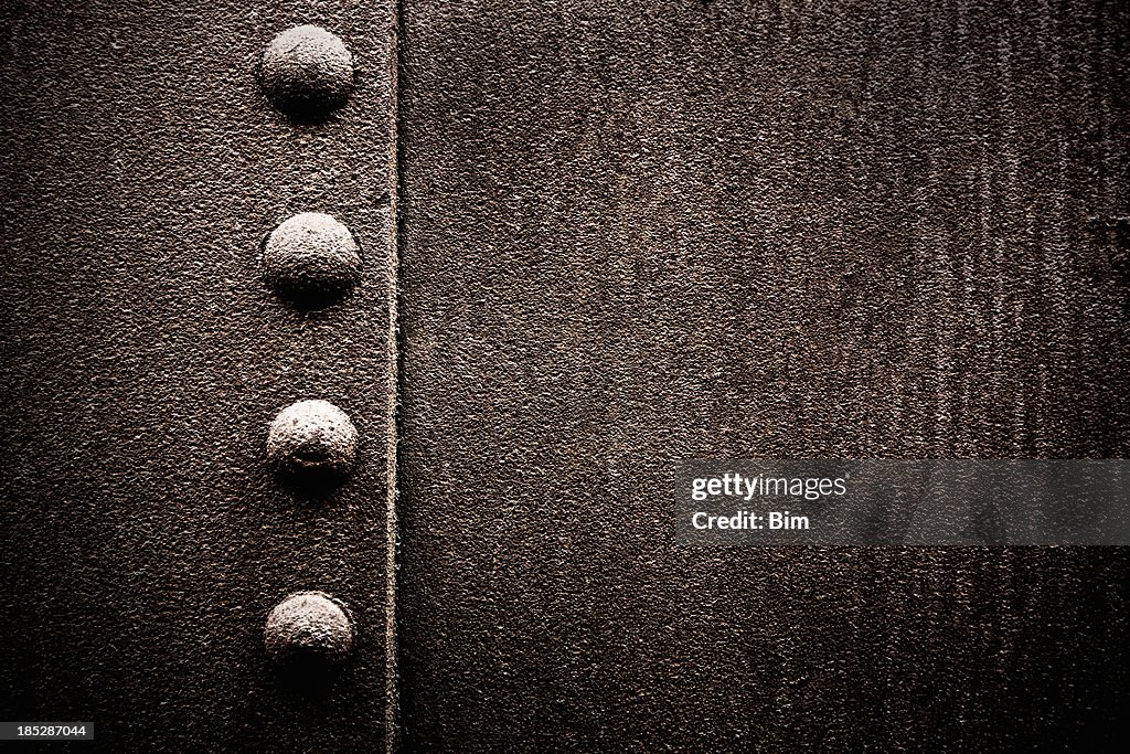 Grungy Metal XXXL Background with Rivets