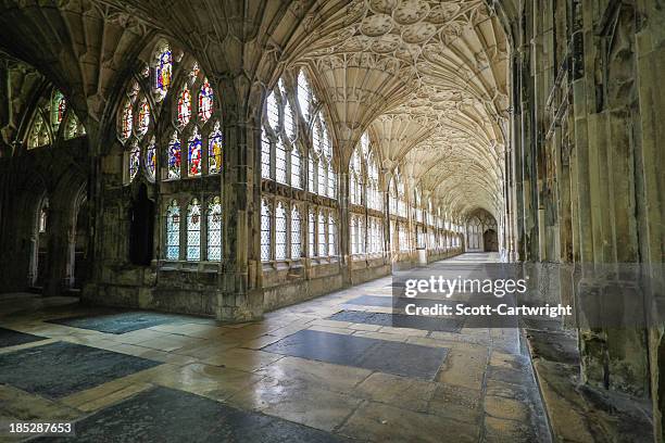 catedral de gloucester - cloister - fotografias e filmes do acervo