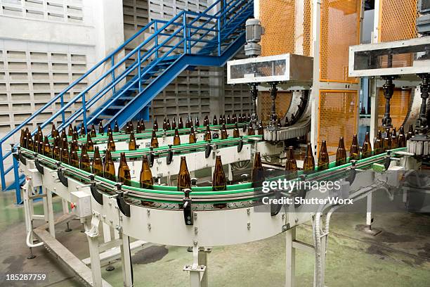 bottle manufacturing - roller shutter stock pictures, royalty-free photos & images