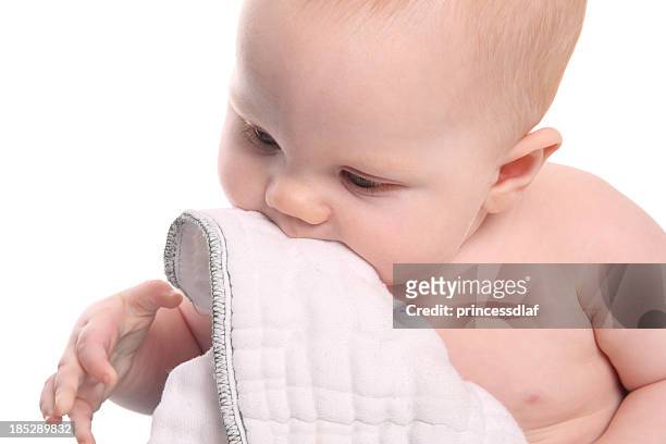 baby mund - babies only in cloth diapers stock-fotos und bilder