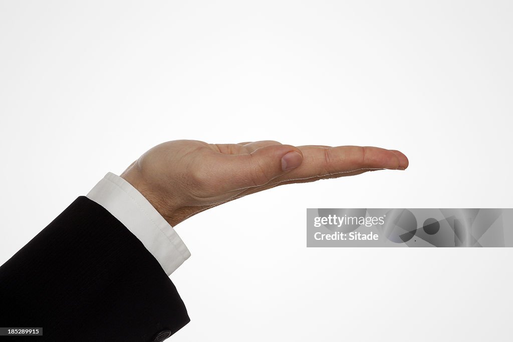 Human Hand With Clipping Path