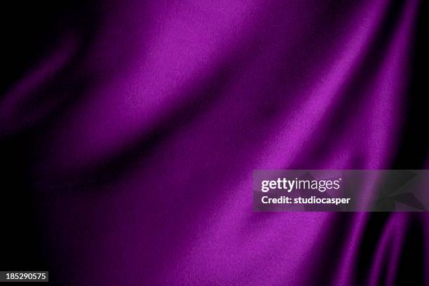 purple vagues - soie photos et images de collection