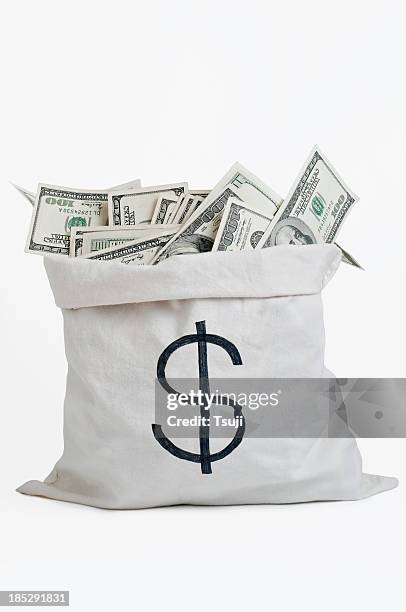 Saco De Dinheiro, Foto de stock