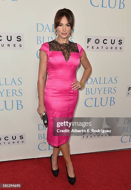 Actress Patricia De Leonattends Focus Features' 'Dallas Buyers Club' premiere at the Academy of Motion Picture Arts and Sciences on October 17, 2013...