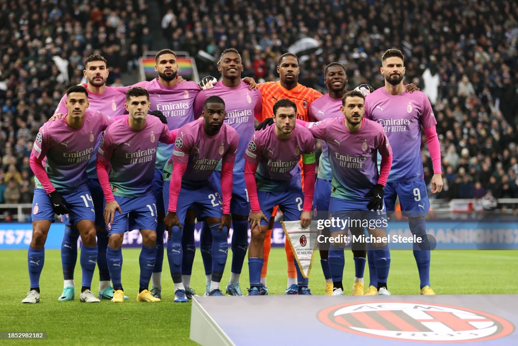 Newcastle United FC v AC Milan: Group F - UEFA Champions League 2023/24