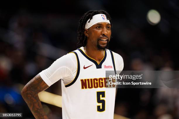 Denver Nuggets guard Kentavious Caldwell-Pope during an NBA basketball game against the LA Clippers on November 27, 2023 at Crypto.com Arena in Los...