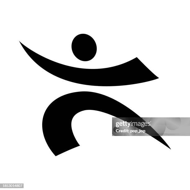 running, athletics, exercises - vector icon. kinds of sports - kind icon stock illustrations