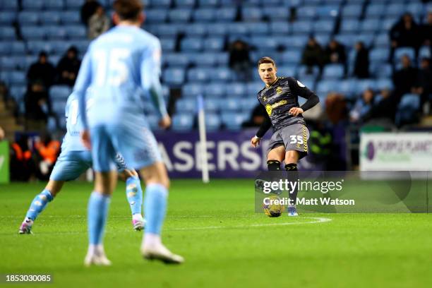 Jan Bednarek of Southampton during the Sky Bet Championship match between Coventry City and Southampton FC at The Coventry Building Society Arena on...