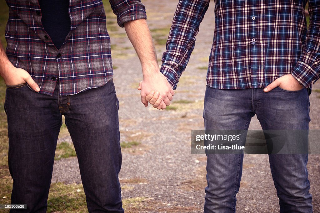 Gay Men Holding Hands