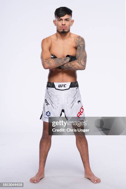 Brandon Royval poses for a portrait during a UFC photo session on December 13, 2023 in Las Vegas, Nevada.