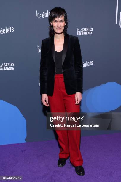 Clotilde Hesme attends the "Les Eclats" By Series Mania Photocall at La Gaite Lyrique on December 13, 2023 in Paris, France.