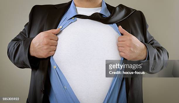 superhero businessman - blank t shirt stock pictures, royalty-free photos & images