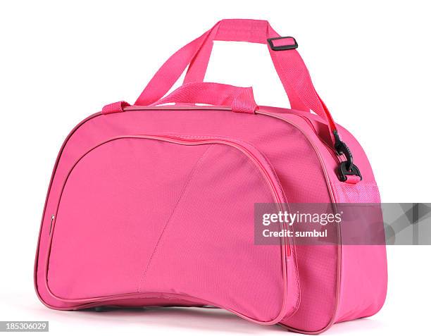 borsa sportiva - carrying sports bag foto e immagini stock