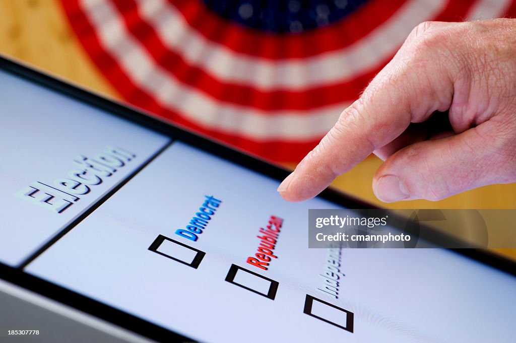 Electronic Voting - Hand over ballot