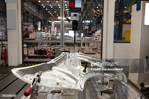 automotive industry and cnc machine - sheet metal stock pictures, royalty-free photos & images