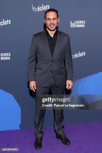 Yannick Choirat attends the "Les Eclats" By Series Mania Photocall at La Gaite Lyrique on December 13, 2023 in Paris, France.