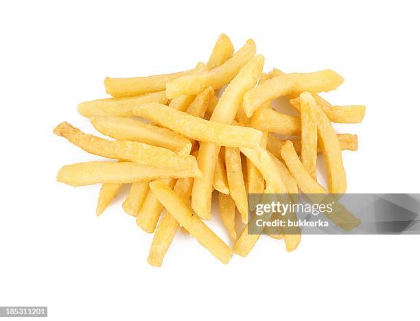 french fries - french fries isolated stock pictures, royalty-free photos & images