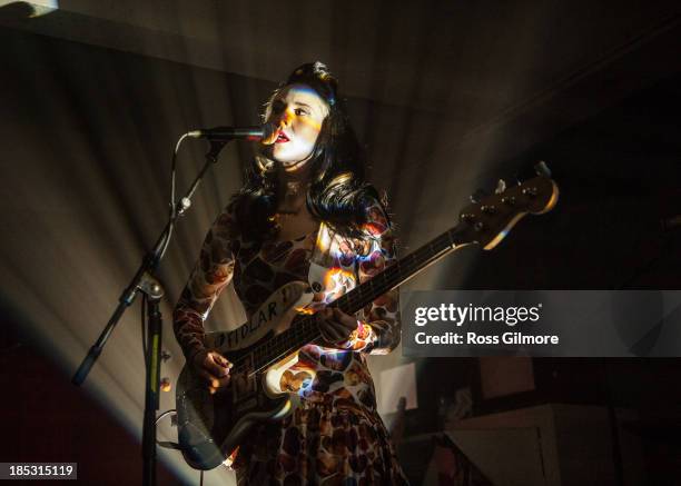 Kate Nash performs on stage at SWG3 on October 18, 2013 in Glasgow, Scotland.