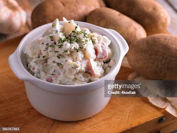 kartoffelsalat - potato salad stock-fotos und bilder