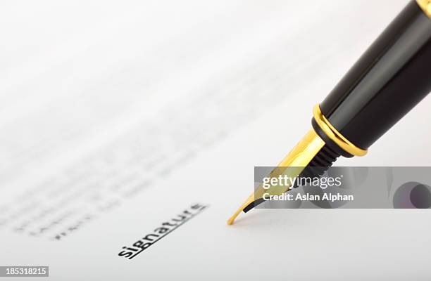 signature - shorthand stock pictures, royalty-free photos & images