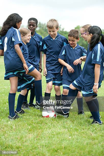 soccer team - fat soccer players stock pictures, royalty-free photos & images