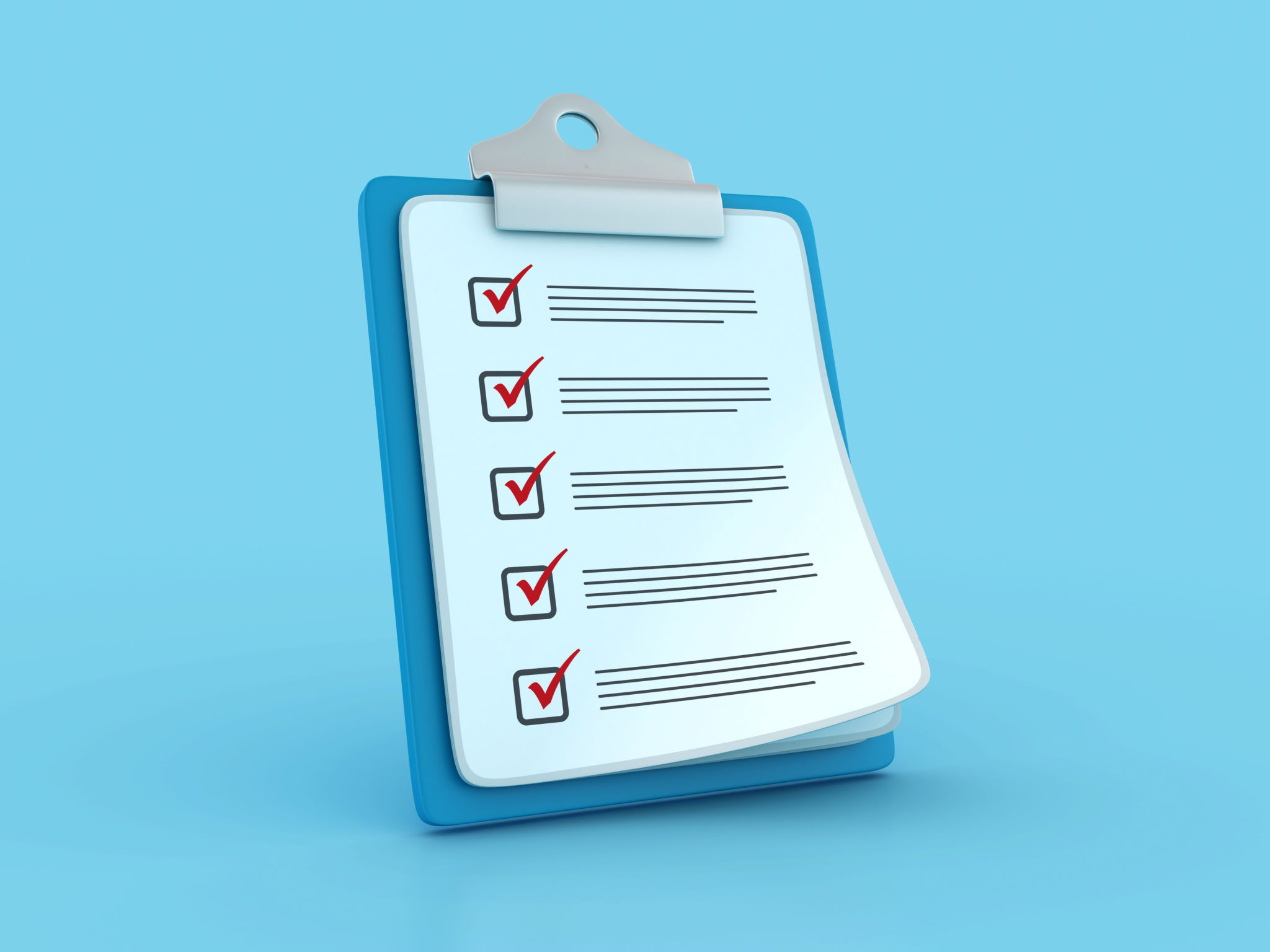 Check List Clipboard Check List Clipboard