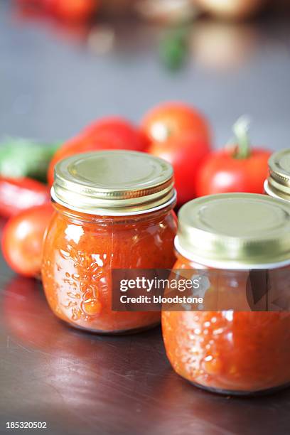 homemade chutney - relish stock pictures, royalty-free photos & images