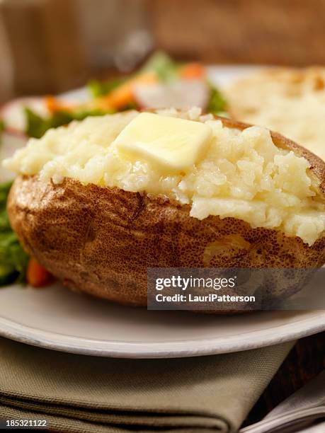 jacket potato - baked potato stock pictures, royalty-free photos & images