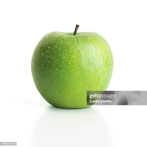 apple green - green apples stockfoto's en -beelden