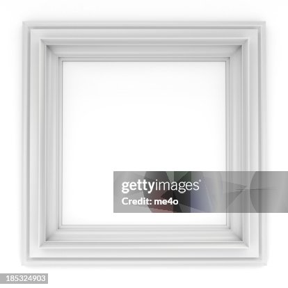 3d white classical frame 3d white classical frame