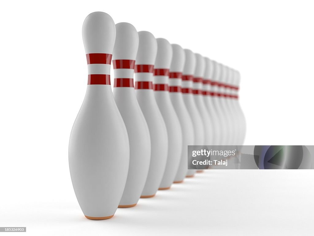 De Bowling pins