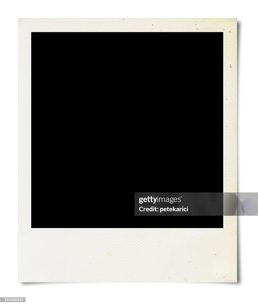 Blank Polaroid (Clipping Path)