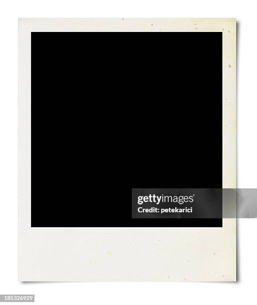 blank polaroid (clipping path) - photography stock pictures, royalty-free photos & images