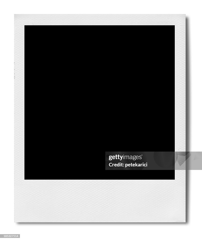 Blank Polaroid (Clipping Path)