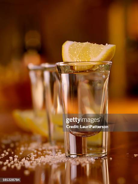 tequila shots - lemon lime top stock pictures, royalty-free photos & images