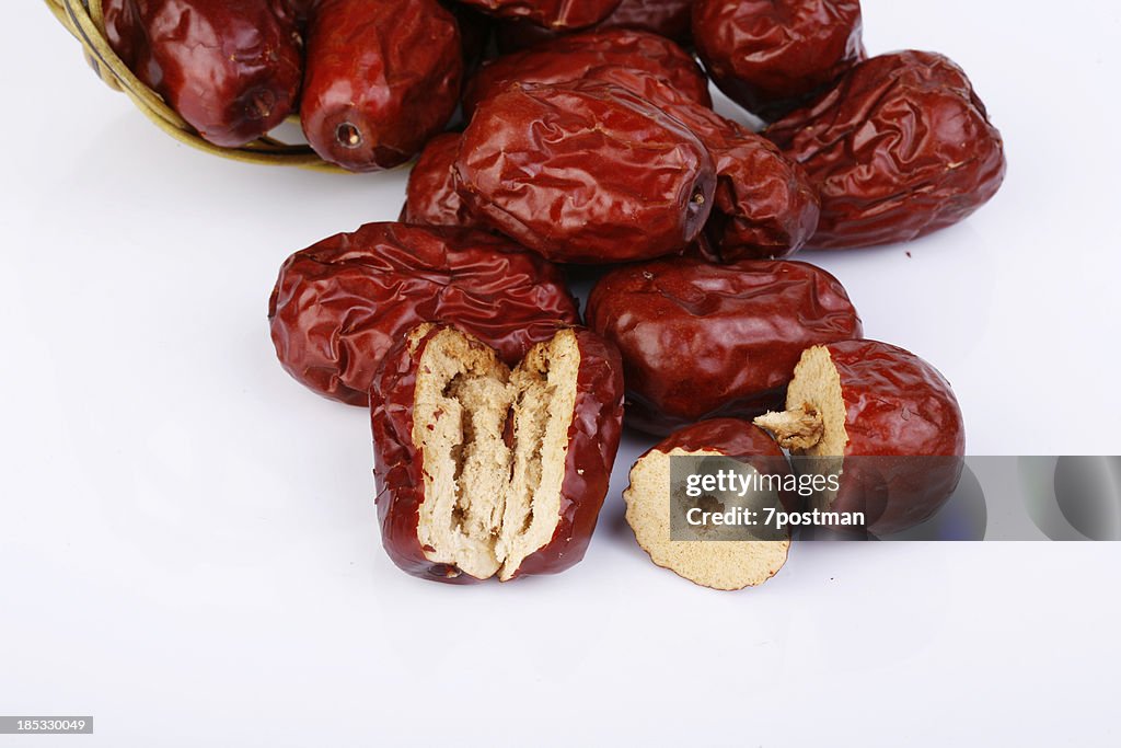 Vermelho jujubes Seco