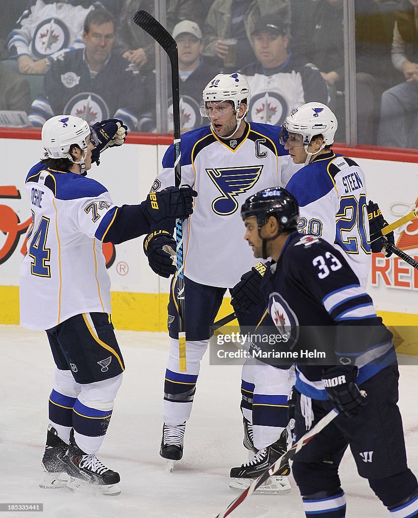 St Louis Blues v Winnipeg Jets