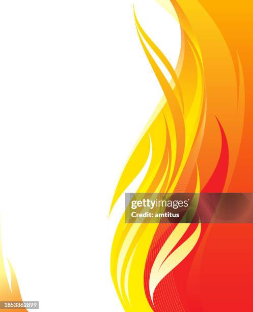 fire abstract - fireplace background stock illustrations
