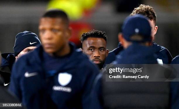 Belfast , United Kingdom - 16 December 2023; Siya Kolisi of Racing 92 before the Investec Champions Cup Pool 2 Round 2 match between Ulster and...