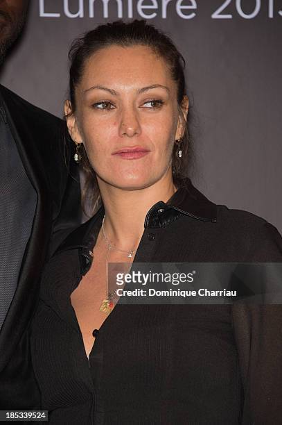Karole Rocher attends the Tribute to Quentin Tarantino during the 'Lumiere 2013, Grand Lyon Film Festival' on October 18, 2013 in Lyon, France.