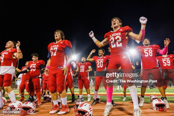 Sammy Hernandez-Hartman, right, do jumping jacks after C.K. McClatchy's homecoming game against Burbank at Hughes Stadium on the campus of Sacramento...