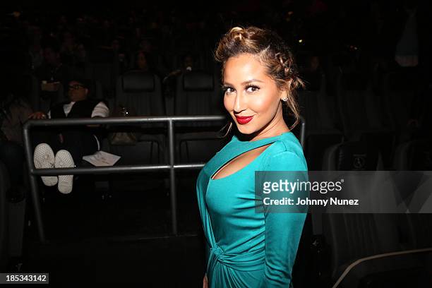 Adrienne Bailon attends the "I'm In Love With a Church Girl" screening at the Regal E-Walk Stadium 13 on October 18, 2013 in New York City.