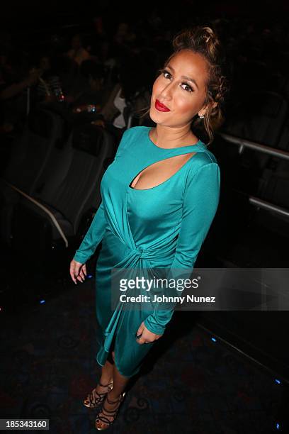 Adrienne Bailon attends the "I'm In Love With a Church Girl" screening at the Regal E-Walk Stadium 13 on October 18, 2013 in New York City.