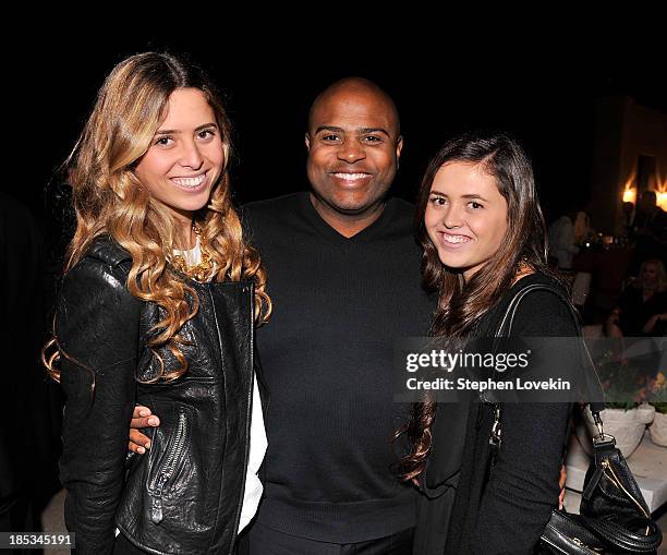 Eunice Shriver, Mark Wylie, and Francesca Shriver attend a reception hosted by Ted and Lynn Leonsis celebrating the 2013 Audi Best Buddies Challenge:...