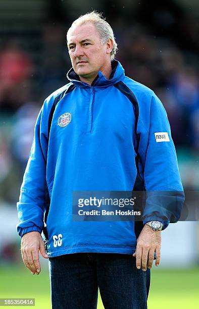 Bath head coach Gary Gold looks on prior to the Amlin Challenge Cup match between Bath and Newport Gwent Dragons at Recreation Ground on October 19,...